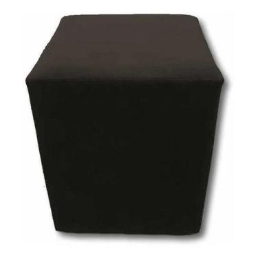 Imagem de Puff Quadrado Cubo Decorativo Em Suede P/ Sala Quarto - Puffpop