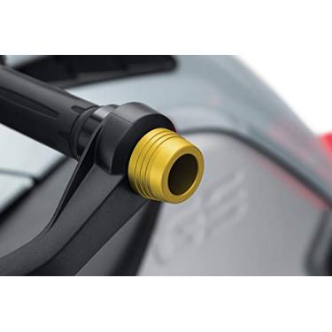 Imagem de Kuryakyn Acessório de motocicleta 3800: deslizantes de guidão de alumínio Lodestar para motocicletas BMW, ouro, 1 par