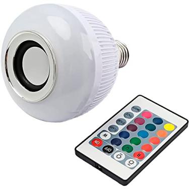 Imagem de Lâmpada Musical de LED Bulbo Bluetooth RGB + Controle Remoto