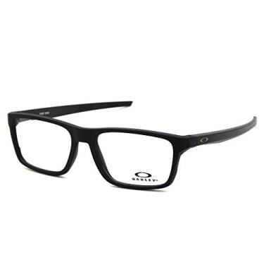 Imagem de Armação para Óculos de Grau Oakley Port Bow OX8164L-0455-0155 Cor:Preto;Tamanho:G;Gênero:Homem