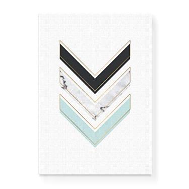 Imagem de Arte Maníacos Quadro Decorativo em Tela Canvas Setas Para Baixo Rosa - 23x16,25cm