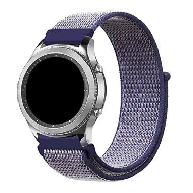 Imagem de Pulseira 22mm Nylon Loop compatível com Galaxy Watch 3 45mm - Galaxy Watch 46mm - Gear S3 Frontier - Amazfit GTR 47mm - Amazfit GTR 2 - Marca LTIMPORTS (Lavanda)