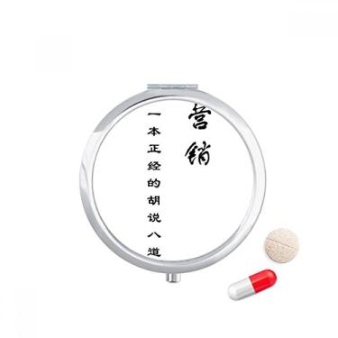 Imagem de Caixa de armazenamento de medicamentos com citação chinesa sobre habilidades de marketing, caixa de armazenamento de medicamentos