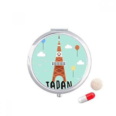 Imagem de Porta-comprimidos, porta-comprimidos, caixa de armazenamento de medicamentos para viagem japonesa local