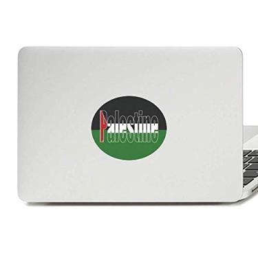 Imagem de Adesivo de notebook com emblema de vinil da bandeira do país Palestina