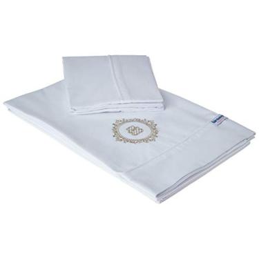 Imagem de Biramar Baby Lencol De Carrinho 3 Pcs Percal 200 Fios Acetinado Vineyard Bege Bege