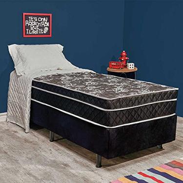 Imagem de Conjunto box Paris AZmax Molas Ensacadas Macio Solteiro Size (98x198x64 cm)