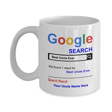 Imagem de SpreadPassion Caneca de café personalizada Uncle - Presentes para tio - Caneca personalizada - Tio - de aniversário de tio - Caneca de café de 325 ml