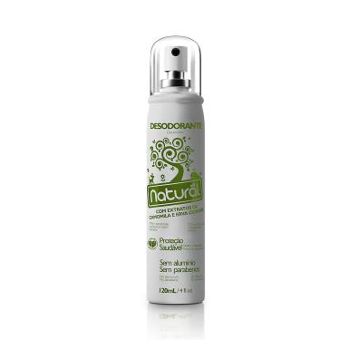 Imagem de Migrado Conectala>Inativação Comercial&amp;gt;Desodorante Natural Spray Extrato de Camomila e Erva Cidreira com 120ml Suavetex 
