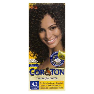 Imagem de Tintura Cor & Ton Nº 4.3 Castanho Médio Dourado