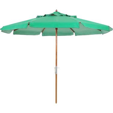 Imagem de Bel - Ombrellone Central Positano em Madeira 2,40 metros Verde
