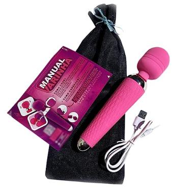 Imagem de Vibrador Massageador Masturbador Varinha Mágica Estimulador de Clitoris 6000 Rpm (Rosa)