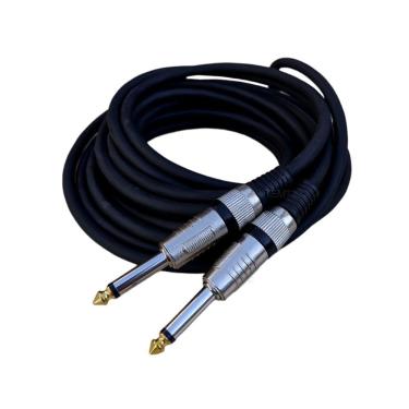 Imagem de Cabo Premium P10 5M Caixa Som Violão Guitarra Profissional