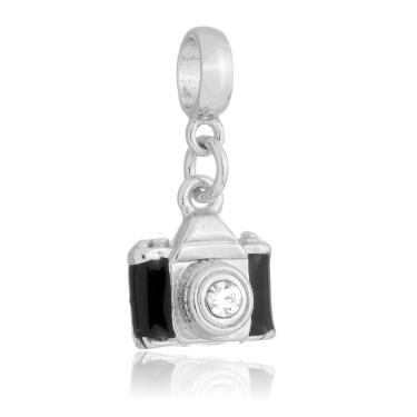 Imagem de Pingente Berloque Câmera Fotográfica Pandora Banhado a Prata 925 - Premium