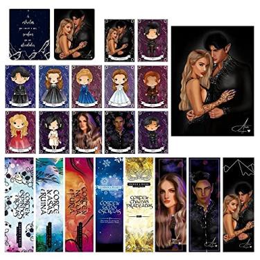 Imagem de Kit Marcadores de página - Acotar - Corte de Espinhos e Rosas - 23 itens