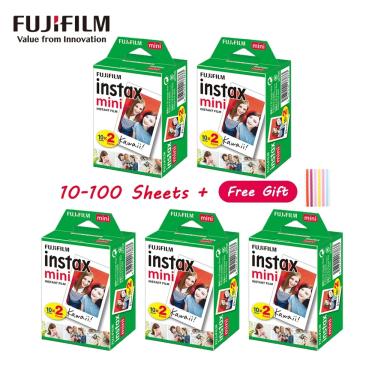 Imagem de Fujifilm Instax Mini Filme  10-200 Folhas de Papel Fotográfico Fuji Borda Branca  Mini8  9  7c  7s