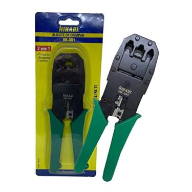Imagem de ALICATE DE CRIMPAR HK-301 - CONECTORES RJ-12 / RJ-45 / RJ-11 – HIKARI