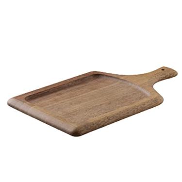 Imagem de Espaçoso Tábuas de charcutaria com alça Tábua de queijo de madeira criativa estilo vintage bandeja de servir pão, carne, frutas tábuas de cortar Multifuncional