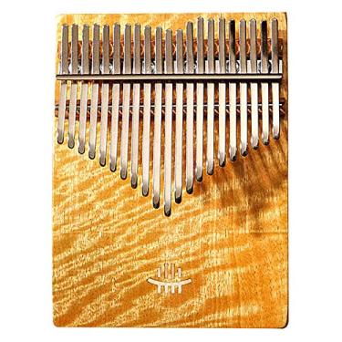 Imagem de Piano de polegar Kalimba de 21 teclas, piano de dedo de polegar de bolso, teclado de percussão de dedo com piano de martelo, piano de polegar piano Mbira para amantes de música (18 cm x 13 cm)