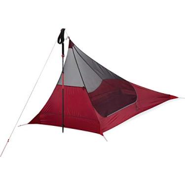Imagem de MSR Backpacking-Tents – barraca de mochila MSR Thru Hiker de malha para pessoas com ultraleve, Vermelho, 1 Person