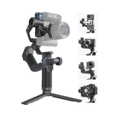 Imagem de FeiyuTech [Oficial] Estabilizador de câmera SCORP Mini-2 tudo em um de 3 eixos, sensor de trilha AI integrado Gimbal portátil para Sony A7III, Canon R6, Nikon Z30, Fujifilm, GoPro11/12, iPhone 15