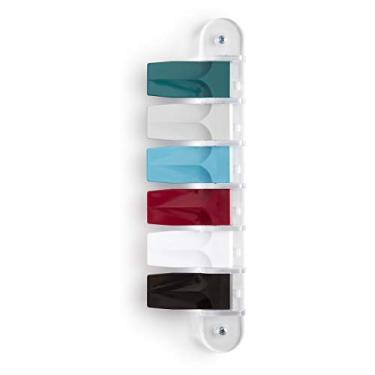 Imagem de Sinais de sala de exames - Kull Industries - Bandeiras médicas de porta para hospitais, consultórios médicos, clínicas (cores de designer, sistema de 6 bandeiras, 7,6 cm)