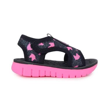 Imagem de Sandália Infantil Feminino Novopé Unicórnio Preto 8500-Masculino