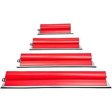 Imagem de 1 peça lâmina de skimming para drywall/ferramentas de espátula de reboco/faca e espátula flexível portátil lâmina de drywall de aço inoxidável para pintura de ferramentas de parede