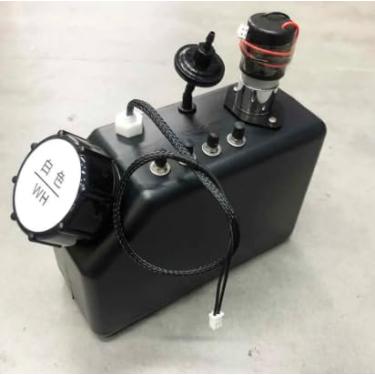 Imagem de Tanque de tinta UV com 4 conectores com sensor líquido, filtro de ar do motor de agitação para impressora UV, garrafa de tinta branca (1L)