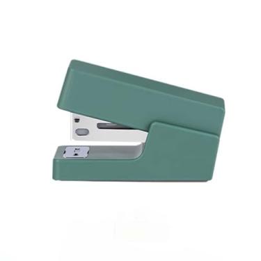 Imagem de Mini grampeador com grampeador e conjunto de grampeadores, pequenos grampeadores de escritório para papel, economia de trabalho, portátil, escritório, pequeno (verde, 63 x 28 x 42 mm)