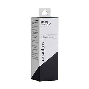 Imagem de Cricut Joy Smart Preto Iron-On (14x60cm) - Transfer para tecidos, camisas, vestuário, chapéus e muito mais - 1 Unidade
