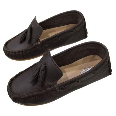 Imagem de Sapato infantil masc Couro Feito Criança mocassim