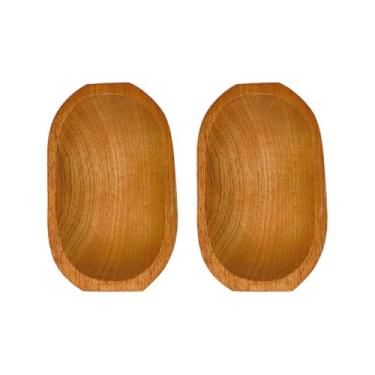 Imagem de Kit 2 Gamela/Caiacão 27CM travessa de madeira maciça petisco