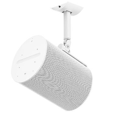 Imagem de Suporte de parede de alto-falante de metal para Sonos Era 100 suporte de teto ou suporte ajustável de inclinação e giro para Sonos Era 100 suporte de parede com formas flexíveis de montagem de teto