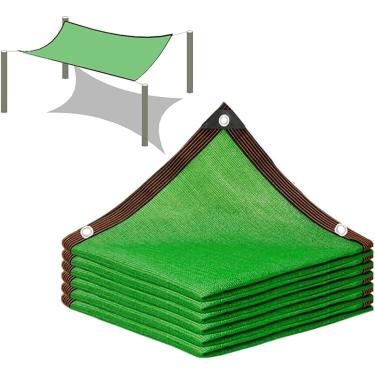 Imagem de Rede de malha solar 85% verde, 1x2m 2x2m 3x4m 4x5m 5x6m 6x7m 7x8m 8x9m 10x10m 12x15m Rede de sombra com ilhós, rede resistente a UV para plantas de flores de jardim, pano de sombra de estufa