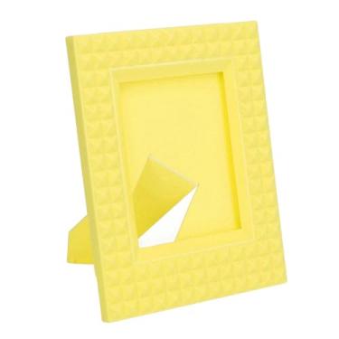 Imagem de Mini Molduras para Fotos 4,3x3,3in Molduras para Mesa de Mesa Mini Molduras Instantâneas para Instax Mini 12 11 9 8 7 Molduras Pequenas (Amarelo)