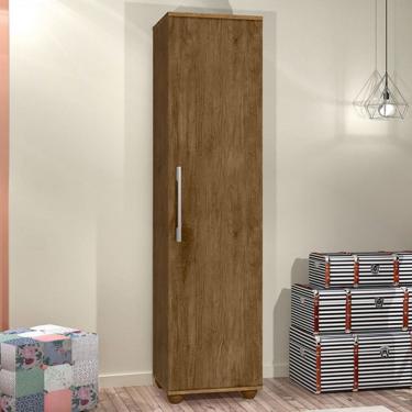 Imagem de Armário Multiuso Sofia 1 Porta 4 Prateleiras Jequitibá - J&a Móveis