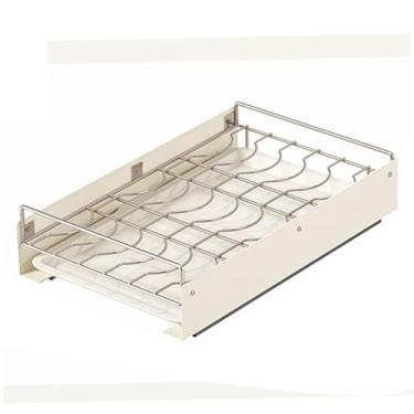 Imagem de Bothyi Organizador de armários Gaveta deslizante Utensílios de cozinha Caixa de armazenamento versátil Escorredor de pratos para armários Restaurante, Suporte para Tigelas