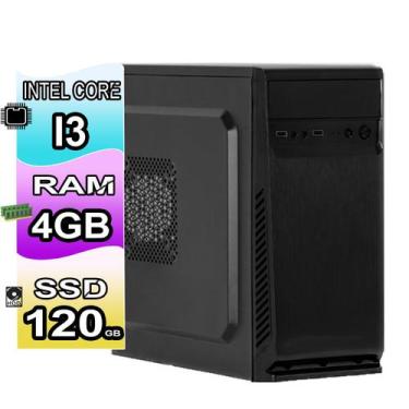 Imagem de Computador pc Intel Core i3 4GB ssd 120GB - marketpc