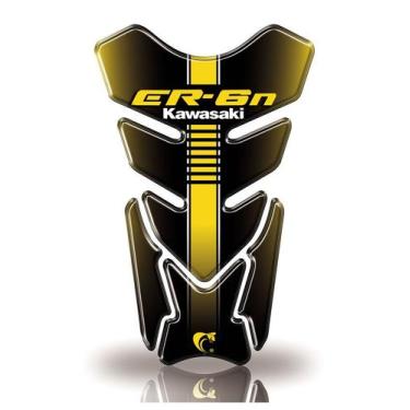 Imagem de Protetor De Tanque Adesivo Moto Kawasaki ER-6N - Teu Adesivo, Amarelo