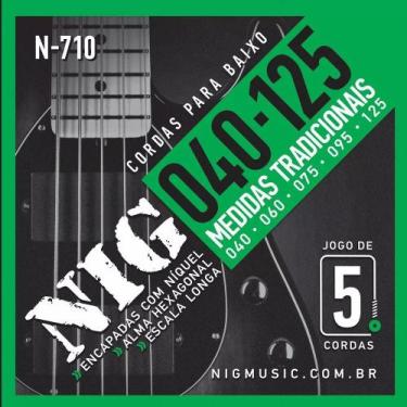 Imagem de Cordas Para Baixo Nig040-125 - Nigmusic