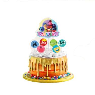 Imagem de Topo de bolo Festa Divertidamente Decoração aniversário 23cm - Piffer