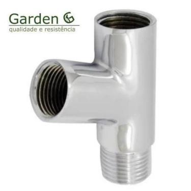 Imagem de Adaptador junção Y Ducha Higiênica, Filtro, Torneira, Tanque 1/2 Metal