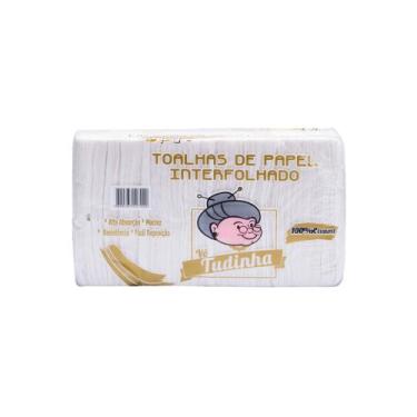 Imagem de Toalha de papel interfolha 2 dobras 100% celulose 20x21 *1000folhas* -