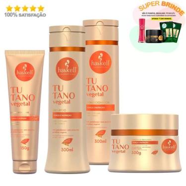 Imagem de Kit Haskell Tutano Completo 300ml Sh. Cond. Másc. E Creme