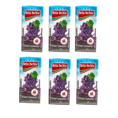 Imagem de Suco Bela Ischia Pronto De Uva 200Ml Pack Com 12 Unidades