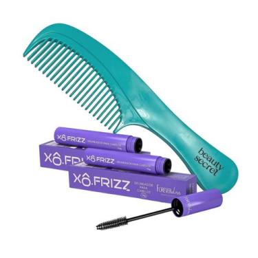 Imagem de Kit Modeladores Forever Liss Xô Frizz e Pente Beauty Secret