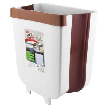 Imagem de Lixeira Extensível Para Cozinha Suporte Armário Porta Saco Lixo - Clin