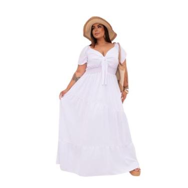 Imagem de Vestido Longo Liso Em Duna G1, G2, G3 E G4 1 Geração - Reyn Store, Bra