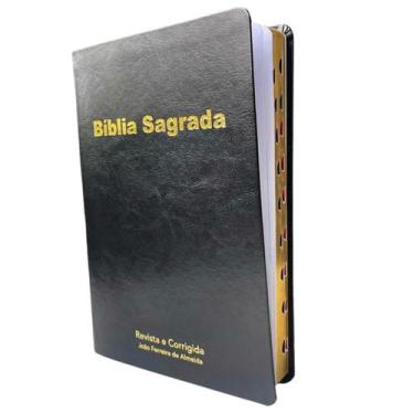 Imagem de Bíblia Sagrada Ultrafina Slim Extra Almeida Revista Corrigida ARC Luxo
